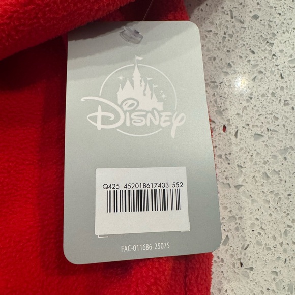 Disney Vibrant Red Fleece with Iconic Patch - Picture 3 of 4